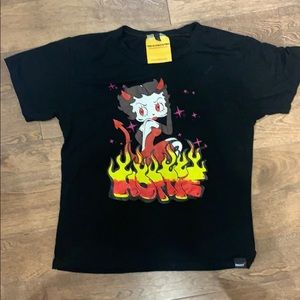 Omighty hottie Betty boop baby tee